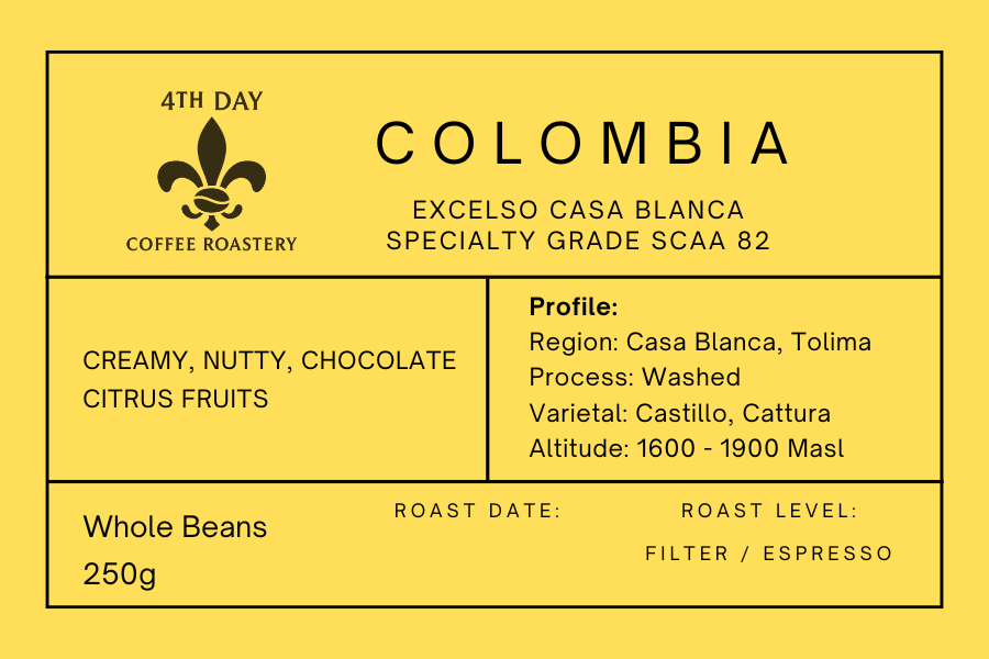 Colombia Casa Blanca Microlot 250g